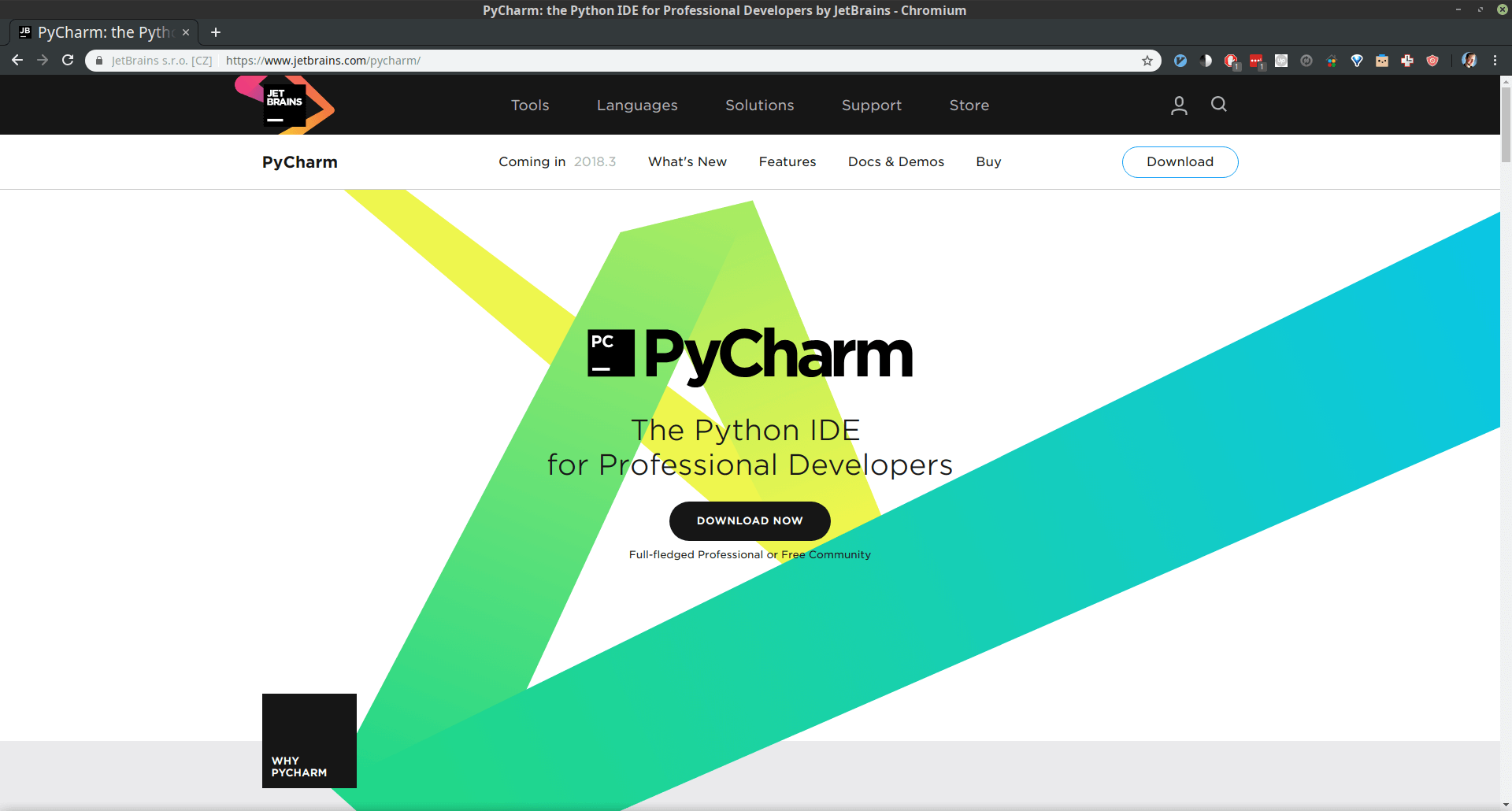 does pycharm community edition support jupyter notebook